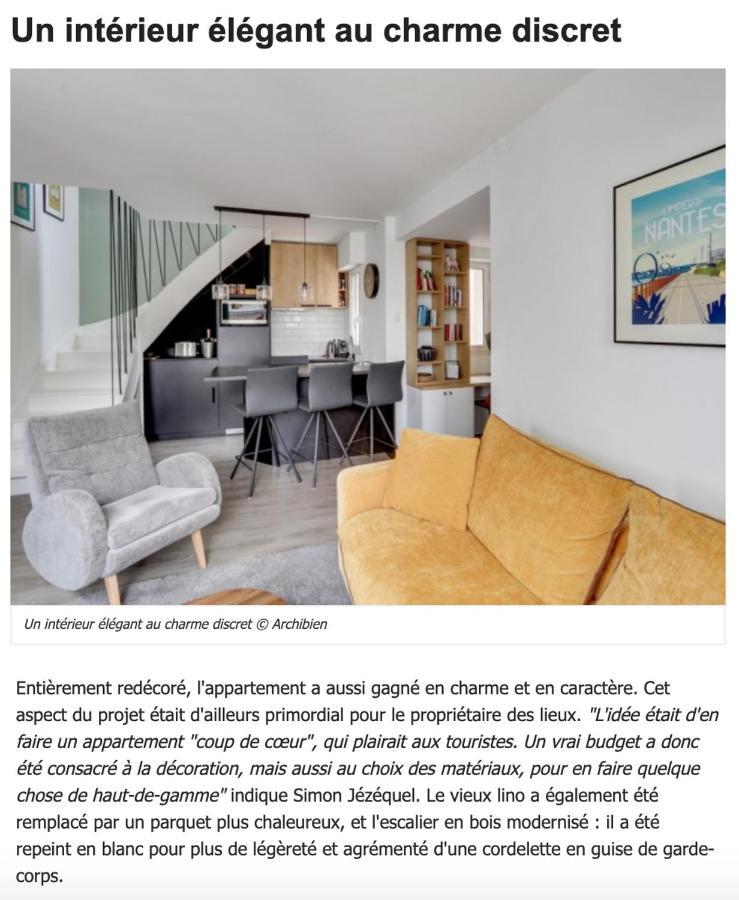 Sublime Duplex Nantes Cathedrale Apartment Exterior photo